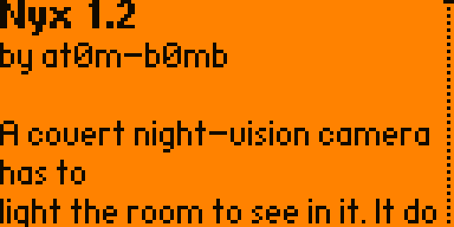 About and honesty notes on the device