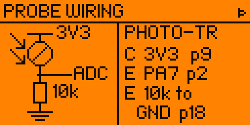 Probe setup wiring schematic